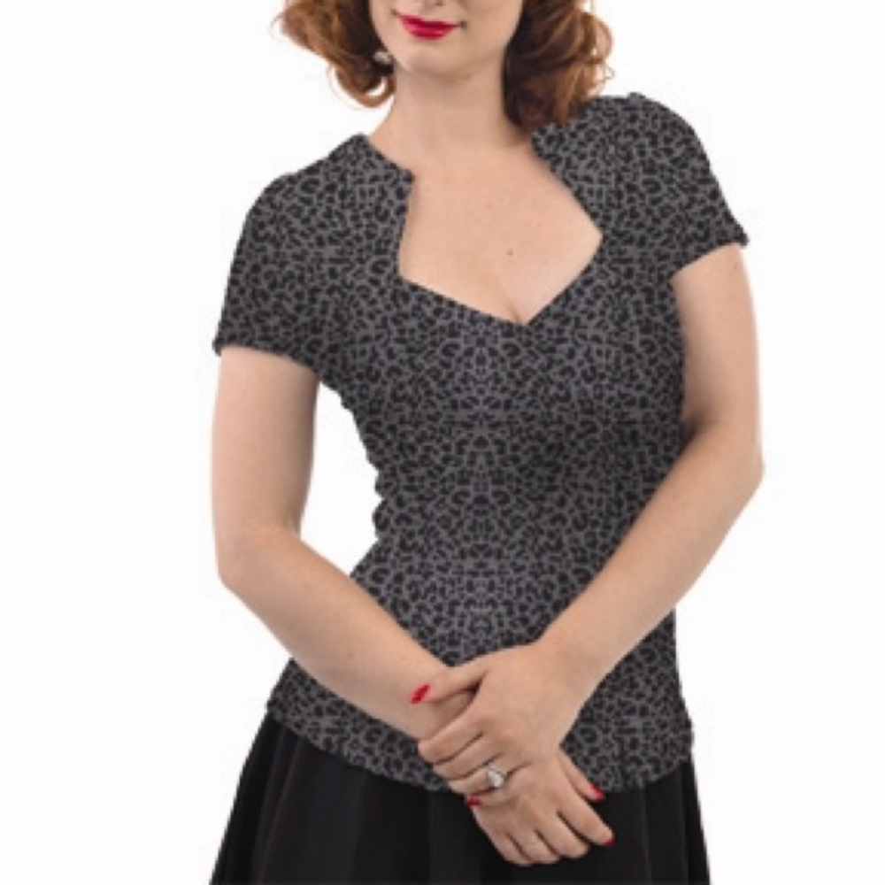 Rock Steady Leopard Sophia Top